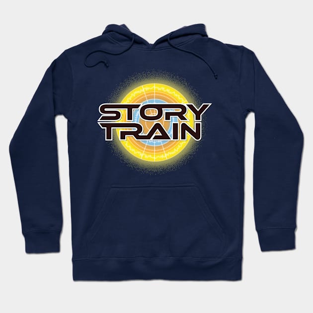 Story Train Hoodie by iannorrisart